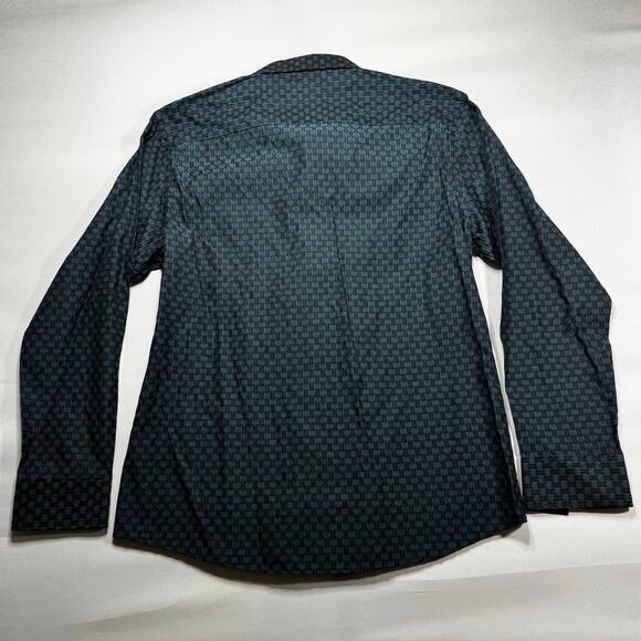 Barabas Signature Men's Classic FitBlue Black Button Up Dress Shirt - Size XL - Picture 2 of 5